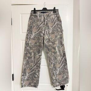 Abercrombie & Fitch Gray and Brown Cargo Pants